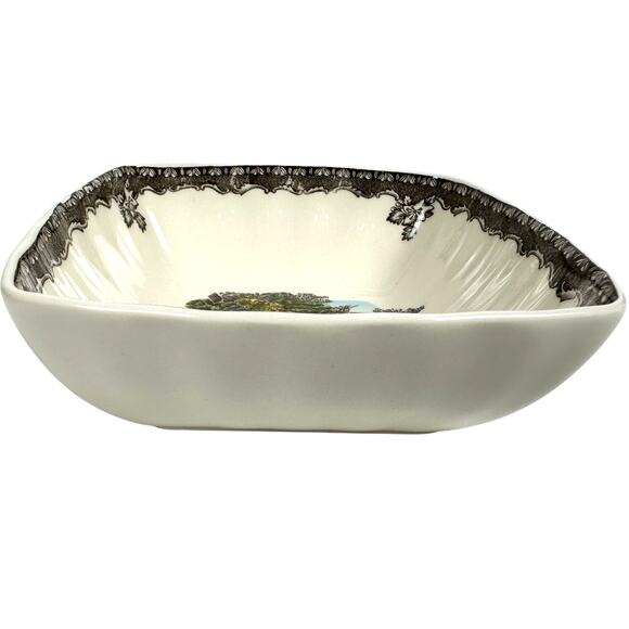 Johnson Bros Friendly Village England Vintage Lily Pond Lorne Sweet Dish-Rare! - Picture 2 of 7